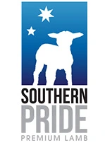Southern Pride Premium Lamb logo featuring a lamb silhouette